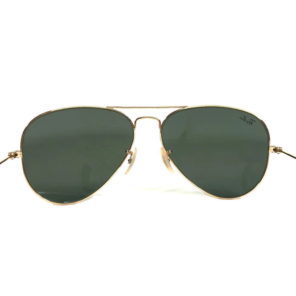Ray-Ban Sunglasses RB3025 AVIATOR LARGE METAL 181 Pale Gold with G-15 Lens 58 mm